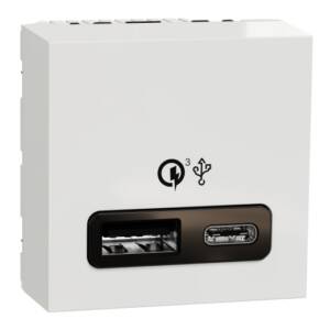 Priza USB FastCharge Noua Unica 2m A+C 18w Alba , NU301918, Schneider Electric -
Schneider