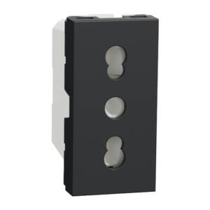 Priza Noua Unica Italiana 2P+E 16A Antracit, NU302354, Schneider Electric -
Schneider
