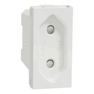 Priza Noua Unica 1m 2P 10A Alba, NU303118, Schneider Electric - Schneider