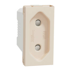 Priza Noua Unica 1m 2P 10A Crem, NU303144, Schneider Electric - Schneider