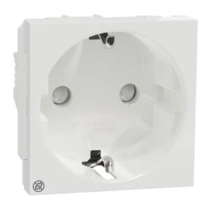 Priza Noua Unica Obturatoare 2P+E 16A Alb Antibacterian, NU303720, Schneider
Electric - Schneider