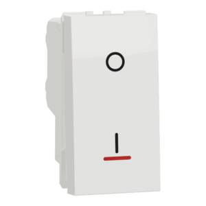 Intrerupător Bipolar Noua Unica 16A 1m Alb cu Surub cu Indicator Luminos ,
NU316218S, Schneider Electric - Schneider