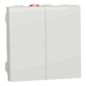Intrerupător Dublu Noua Unica 10A 2m Alb , NU321118, Schneider Electric -
Schneider