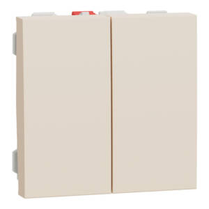 Intrerupător Dublu Noua Unica 10A 2m Crem , NU321144, Schneider Electric -
Schneider