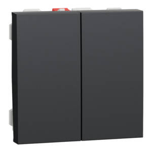 Intrerupător Dublu Noua Unica 10A 2m Antracit , NU321154, Schneider Electric -
Schneider