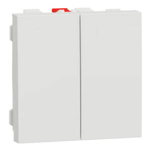 Intrerupător Dublu Noua Unica Cap Scara 10A 2m Alb , NU321318, Schneider
Electric - Schneider