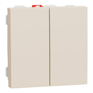 Intrerupător Dublu Noua Unica Cap Scara 10A 2m Crem , NU321344, Schneider
Electric - Schneider
