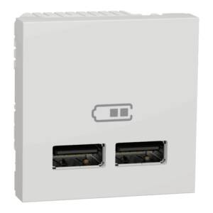 Priza USB Noua Unica 2m 1A Alba, NU341818, Schneider Electric - Schneider