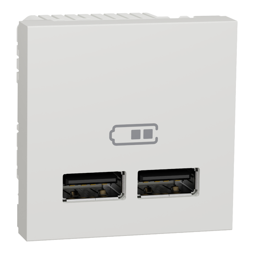 Priza USB Noua Unica 2m 1A Alba, NU341818, Schneider Electric - Schneider