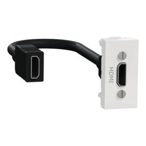 Priză HDMI Precablată Noua Unica 1m Alb, NU343018, Schneider Electric -
Schneider