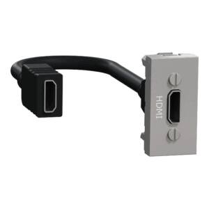 Priză HDMI Precablată Noua Unica 1m Aluminiu, NU343030, Schneider Electric -
Schneider