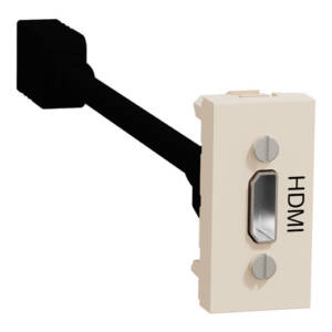 Priză HDMI Precablată Noua Unica 1m Crem, NU343044, Schneider Electric -
Schneider