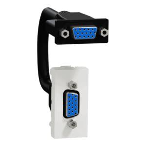 Priză HD15 Mamă (VGA) Noua Unica 1m Alb, NU343218, Schneider Electric -
Schneider