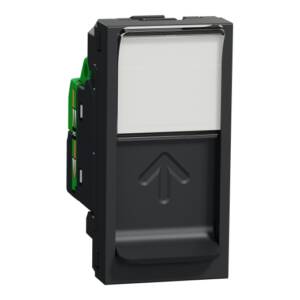 Priză RJ45 Noua Unica CAT6A FTP 1m Antracit , NU344854, Schneider Electric -
Schneider