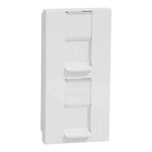 Priză Dublă RJ45 Noua Unica CAT6A UTP Alb , NU348418, Schneider Electric -
Schneider