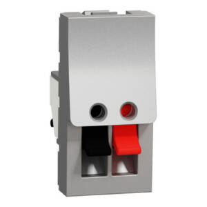 Priză Difuzoare Noua Unica 1m Aluminiu, NU348730, Schneider Electric - Schneider