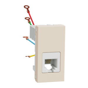 Priză Telefon RJ12 Noua Unica 1m Crem, NU349144, Schneider Electric - Schneider