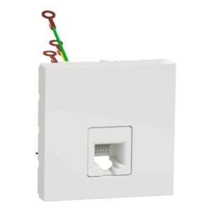Priză Telefon RJ12 Noua Unica 2m Alb, NU349718, Schneider Electric - Schneider