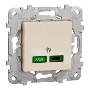 Priza USB FastCharge Noua Unica C 65w Crem , NU501444, Schneider Electric -
Schneider