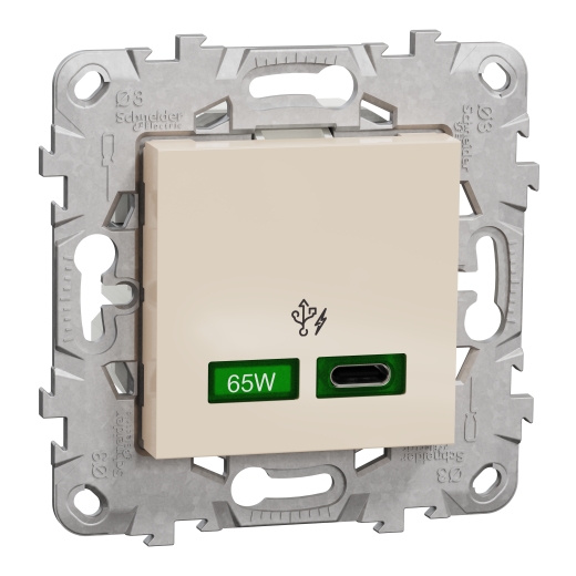 Priza USB FastCharge Noua Unica C 65w Crem , NU501444, Schneider Electric -
Schneider