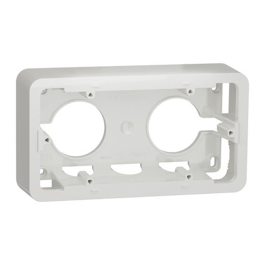 Doză Montaj PT Noua Unica Pro 2 Posturi Alb , NU840418, Schneider Electric -
Schneider