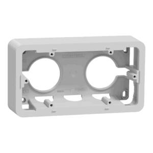 Doză Montaj PT Noua Unica Pro 2 Posturi Aluminiu , NU840430, Schneider Electric
- Schneider