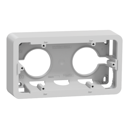 Doză Montaj PT Noua Unica Pro 2 Posturi Aluminiu , NU840430, Schneider Electric
- Schneider