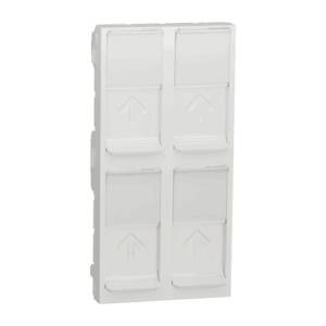 Capac Priză Cvadruplă RJ45 Noua Unica Alb, NU947918, Schneider Electric -
Schneider