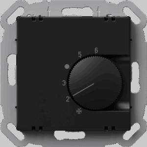 Termostat încălzire, negru