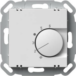 Termostat încălzire, alb polar