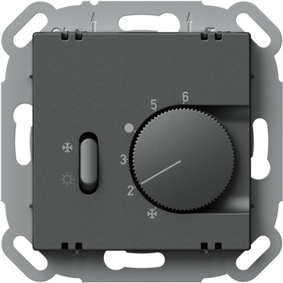 Termostat pentru încălzire/răcire, 5A 230V, antracit