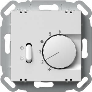 Termostat pentru încălzire/răcire, 5A 230V, alb polar
