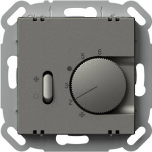 Termostat pentru încălzire/răcire, 5A 230V, titan