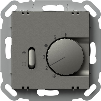 Termostat pentru încălzire/răcire, 5A 230V, titan