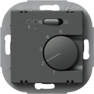 Termostat pentru încălzire în pardoseală 16A, 230V, antracit