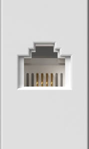 Modul Priza tel. cat 3 1m alb