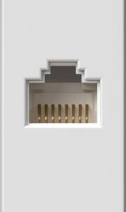 Modul Priza date cat.5 alb