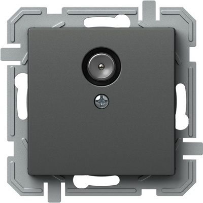 Priză TV simpla, antracit