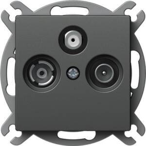 Priză SAT-TV-R END-LINE 3dB, antracit