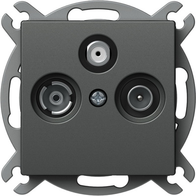 Priză SAT-TV-R END-LINE 3dB, antracit