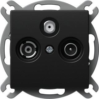 Priză SAT-TV-R END-LINE 3dB, negru