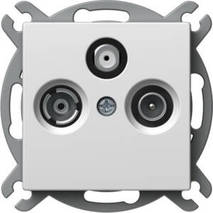 Priză SAT-TV-R END-LINE 3dB, alb polar