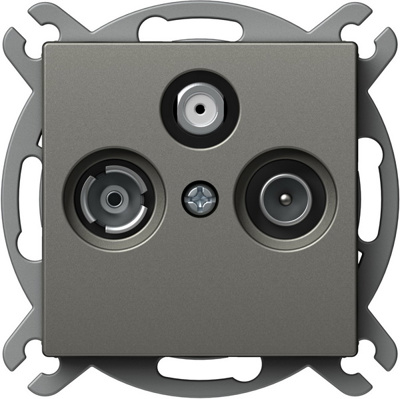 Priză SAT-TV-R END-LINE 3dB, titan