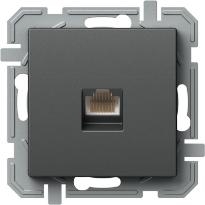 Priză CAT6 SCH KS RJ45 8/8, antracit
