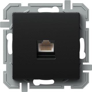 Priză CAT6 SCH KS RJ45 8/8, negru