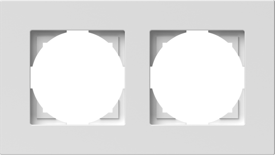 Logiq Flat Rama dubla alba