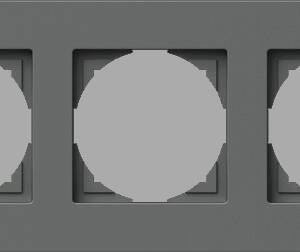 Logiq Flat Rama tripla antracit