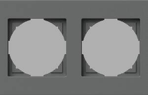 Logiq Flat Rama 4 posturi antracit