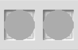 Logiq Flat Rama 4 posturi alba