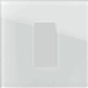 EDGE Rama decorativa sticla 1/2M alba pentru elemente modulare MODUL